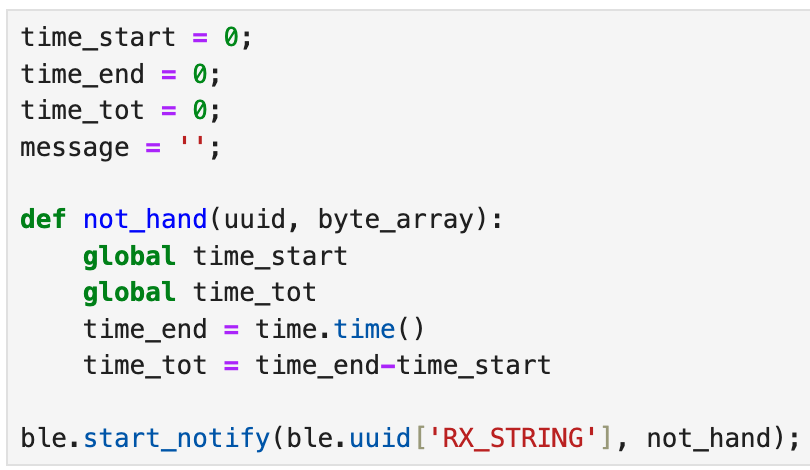 Notification handler overhead call